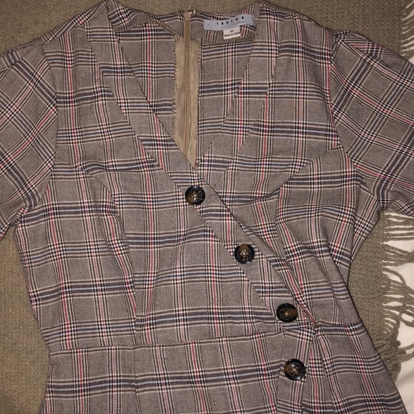 Plaid button up dress - Picture 3 of 3